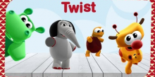 Dieren doen de Twist