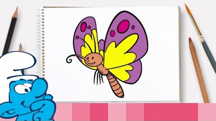 Hoe teken je een Vlinder